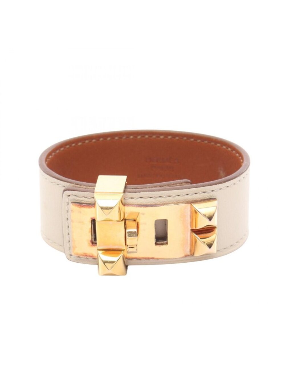 Hermes Bangle Collier de Chien 24 Leather Bracelet
